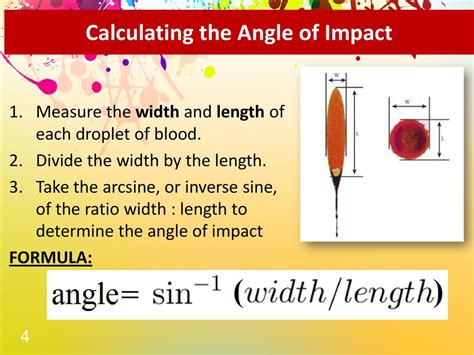 Solved Calculate the Angle of Impact using the formula in