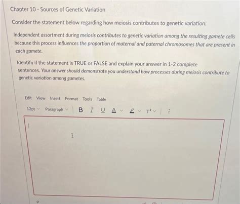 Solved Chapter 10 - Sources of Genetic Variation Consider - Chegg