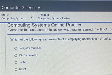 Solved Computer Science AUNIT 2LESSON