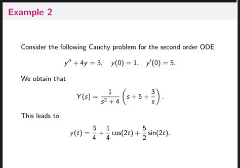 Solved Consider The Following Cauchy Problem With Differe Chegg Com