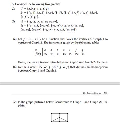 Solved Consider The Following Two Graphs G 1 V1 A B Chegg Com