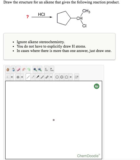 Solved Draw the structure of the alkene with the molecular