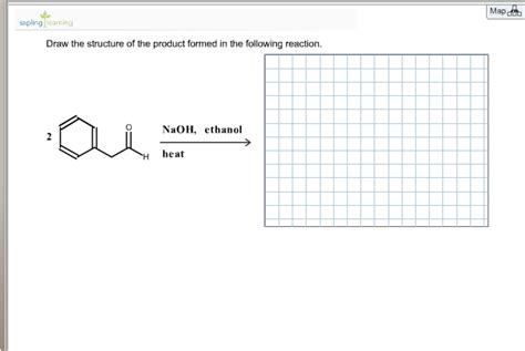 Solved Draw the structure of the product formed in the