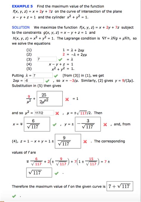 Solved EXAMPLE 5 Find the maximum value of the function ffx,