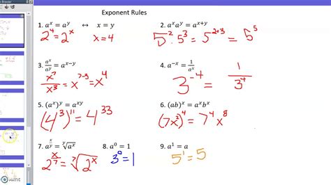 Solved Evaluate an Exponential Expression 1) 5 A) 10 B) 525