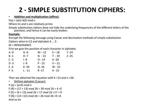 Solved Example 9 2 Use The Substitution Cipher A X H Chegg Com