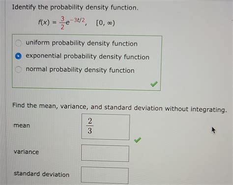 Solved Exercise 5 The Probability Density Function Of The Chegg Com