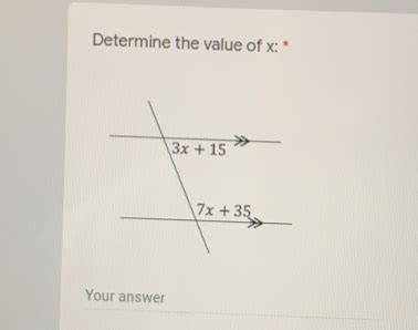 Solved Find The Value Of X. If Your Answer Is Not An Inte...