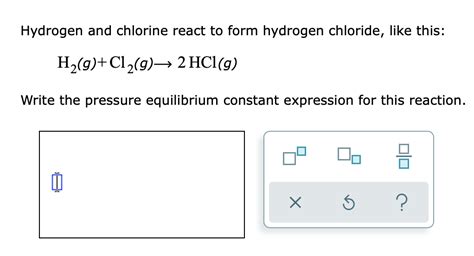 Solved Hydrogen And Chlorine React To Form Hydrogen Chlor...