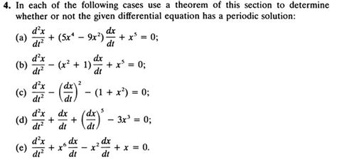 Solved In my differential equations and applied math class,