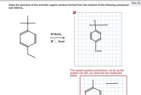 Solved Maps Draw the structure of the aromatic organic