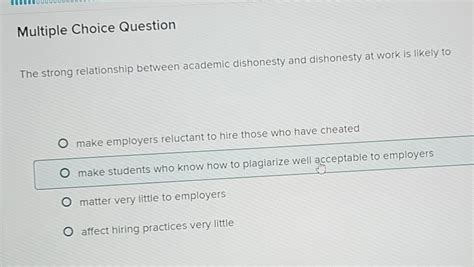Solved Multiple Choice QuestionThe strong relationship