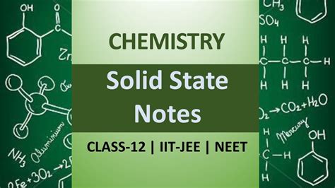 Solved Problems on Solid State- Study Material for IIT JEE