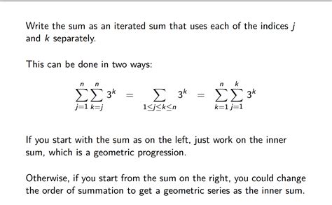 Solved Question 1 1) Find A Closed Form For The Double S...