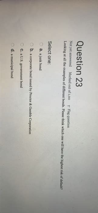 Solved Question 23 Not Yet Answered Marked Out Of 2 00 P Chegg Com