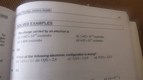 Solved The charge carried by one electron is e = -1.6 *^10