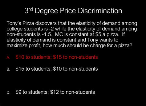 Solved Third-degree price discrimination, one of the Chegg.com