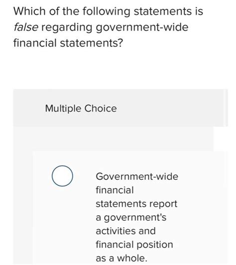 Solved Which of the following statements is false regarding
