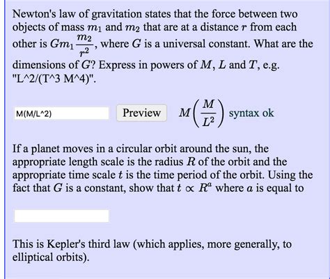 Solved what is the force of gravity (in newtons) acting Chegg.com