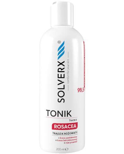 Solverx Rosacea tonik do twarzy na trądzik różowaty 200 ml