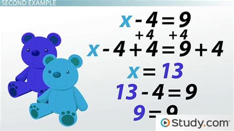 Solving Equations Using the Addition Principle - Study.com