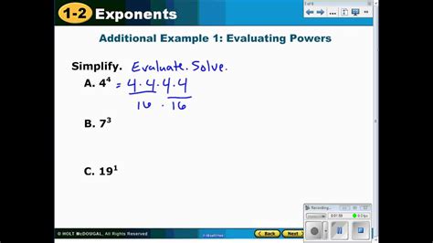 Solving Exponents and writing in Expanded Form YouTube