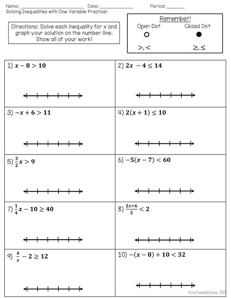 Solving Inequalities Worksheet Pdf One Step Worksheet Resume Examples