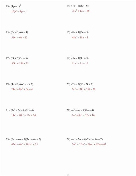 Solving Polynomial Equations Worksheet Answers Elegant Factoring