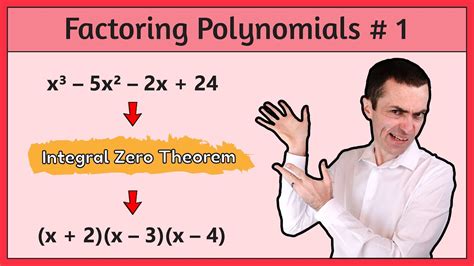 Solving Polynomials with the Integral Zero Theorem YouTube