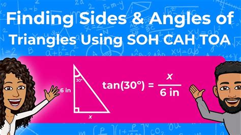 Solving Right Triangles using SOHCAHTOA YouTube