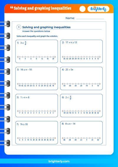 Solving and graphing inequalities worksheet answer key pdf.  One of my very BEST SELLING...