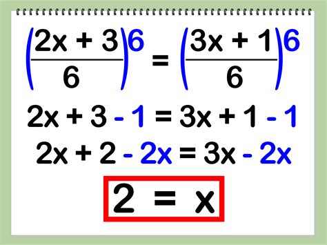 Solving rational equations