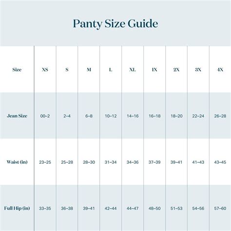Soma Panty Sizes, See Bra Sizes in our size chart for bralette size  recommendations.