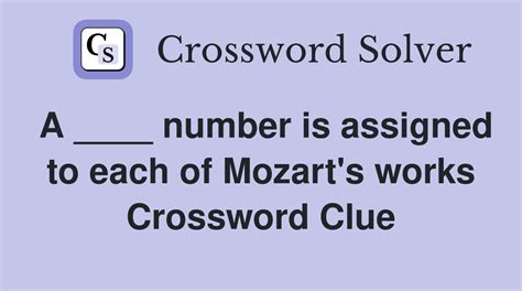 Some Mozart works Crossword Clue Answers