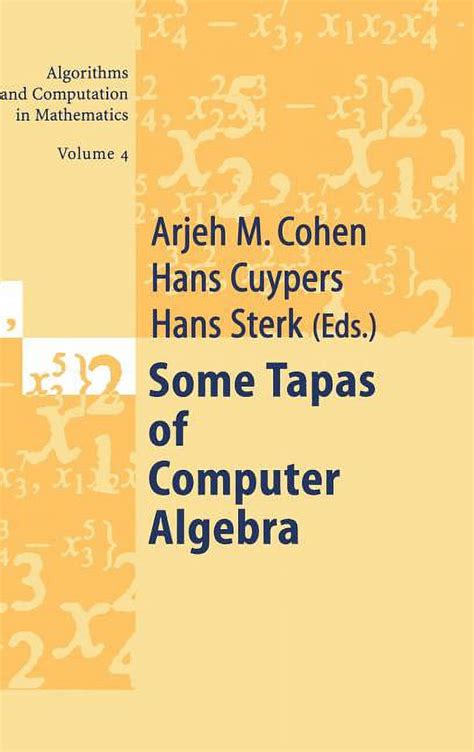 Some Tapas Of Computer Algebra