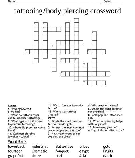 Some piercing spots crossword clue. Safekeeping Spots Crossword Clue. We found 20 possible solutions for this clue. We think the likely answer to this clue is BANKVAULTS. You can easily improve your search by specifying the number of letters in the answer. ... Some spots 3% 4 PIPS: Die spots 3% 5 SPIES: Spots 2% 4 PSAS: Free TV spots 2% 4 BEDS: Spots for sleeping ... 
