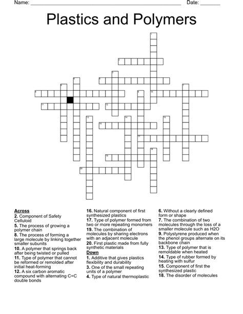 Some plastic fasteners crossword. Things To Know About Some plastic fasteners crossword. 