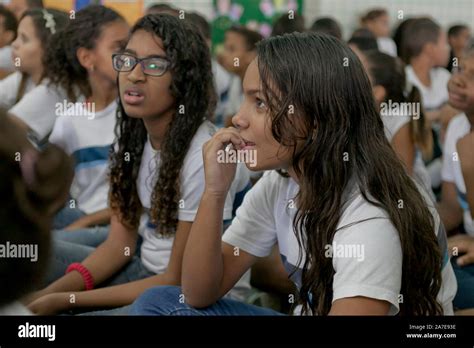 Some students in Brazil