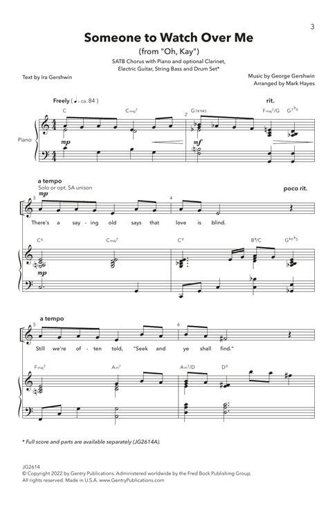 Someone To Watch Over Me Partitions Gershwin Lead Sheet