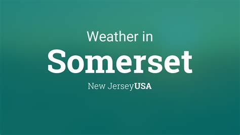 Somerset nj weather. Interactive weather map allows you to pan and zoom to get unmatched weather details in your local neighborhood or half a world away from The Weather Channel and Weather.com ... Somerset, NJ Radar Map. 