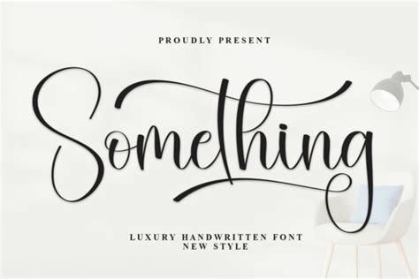 Something Script Font Download fonts