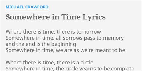 Somewhere In Time lyrics - Michael Crawford