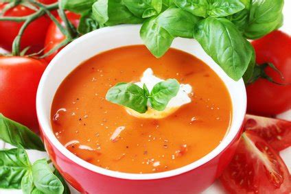 Sommerliche Tomatencremesuppe - Pinterest