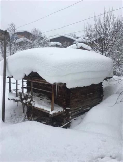 Son 20 yılın kar rekoru da kırıldı! Artvin'in Şavşat ilçesinde kar esareti yaşanıyor