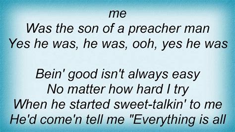 Son Of A Preacher Man lyrics - ANN-MARGRET