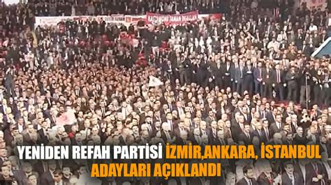 Son dakika haberler: Yeniden Refah Partisi adaylarını açıkladı! YRP İstanbul, İzmir, Ankara adayları kim oldu?