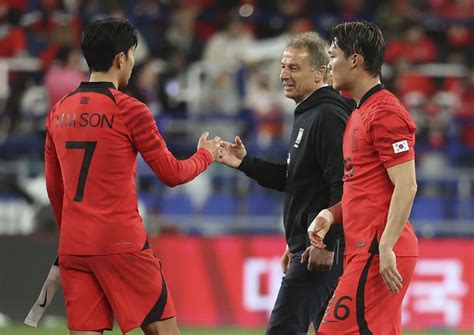 Son scores 2 in Klinsmann’s debut as South Korea coach