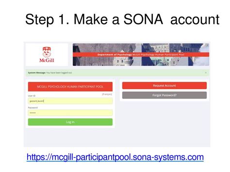 Psychology Research Sign-Up System User IDPassword Request Account Forgot Password? sona@psy.fsu.edu Sona Systems Ltd.. 