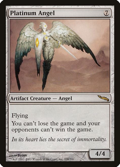 Sona on Twitter: "RT @everyMagicCard: Platinum Angel Mirrodin …