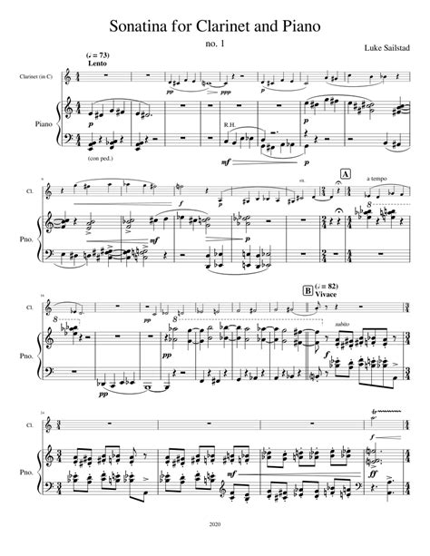 Sonatina clarinet and piano clarinet and piano fentone music. - Gattenwahl zu ehelichem glück und erblicher ertüchtigung.